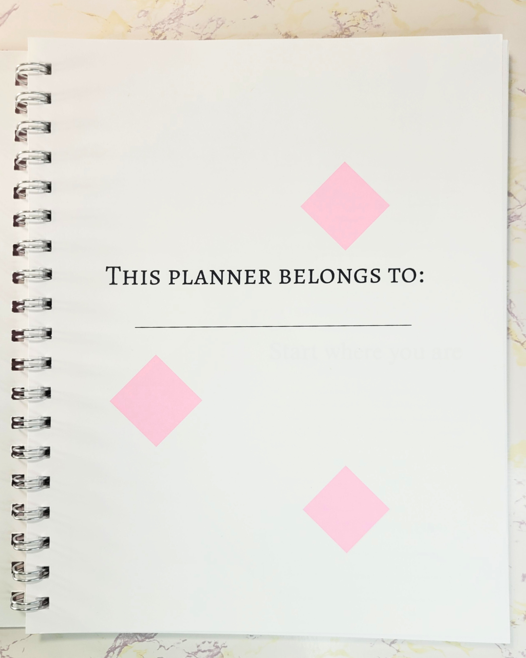 100 Days Undated Planner