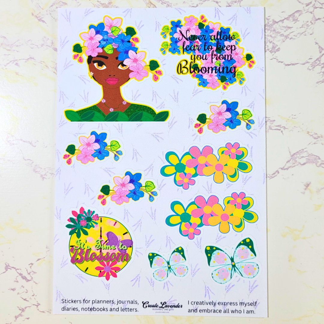 Blooming Sticker Sheet
