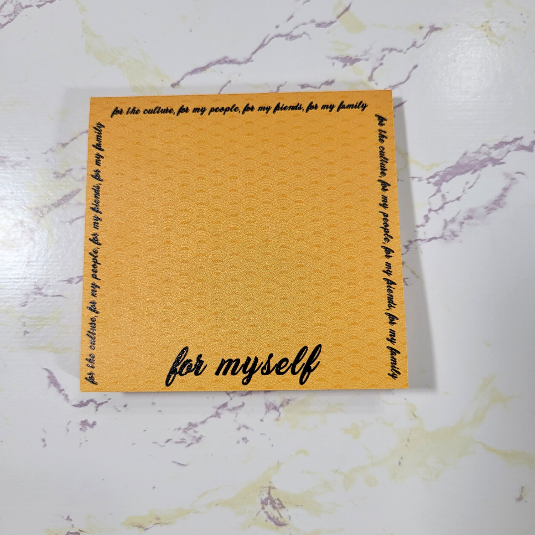 For Myself Sticky Notes