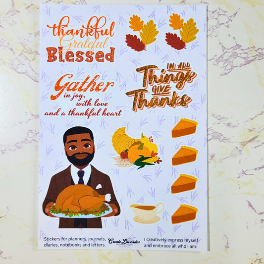 Gather Thankful Sticker Sheet