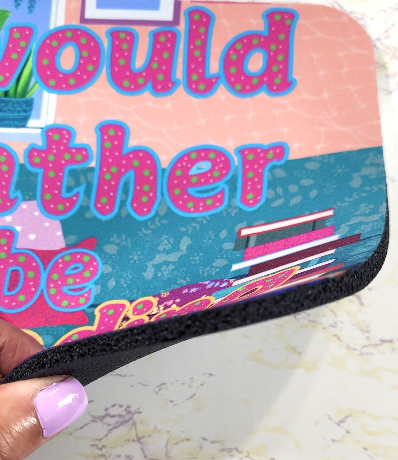 Rather Be Reading Mouse Mat