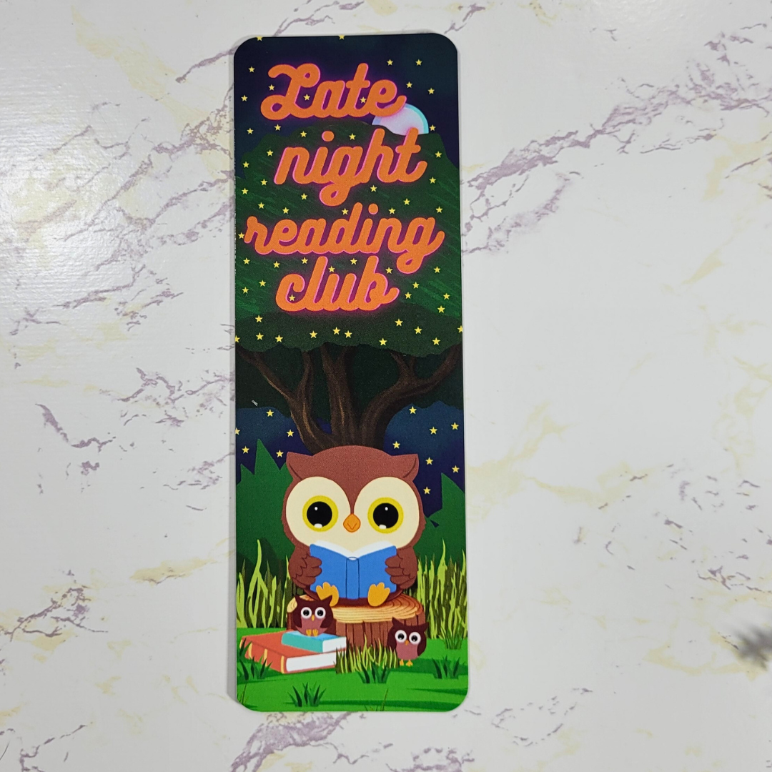 Late Night Reading Club Bookmark