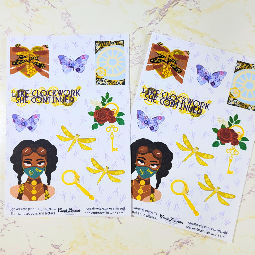 Like Clockwork Sticker Sheet