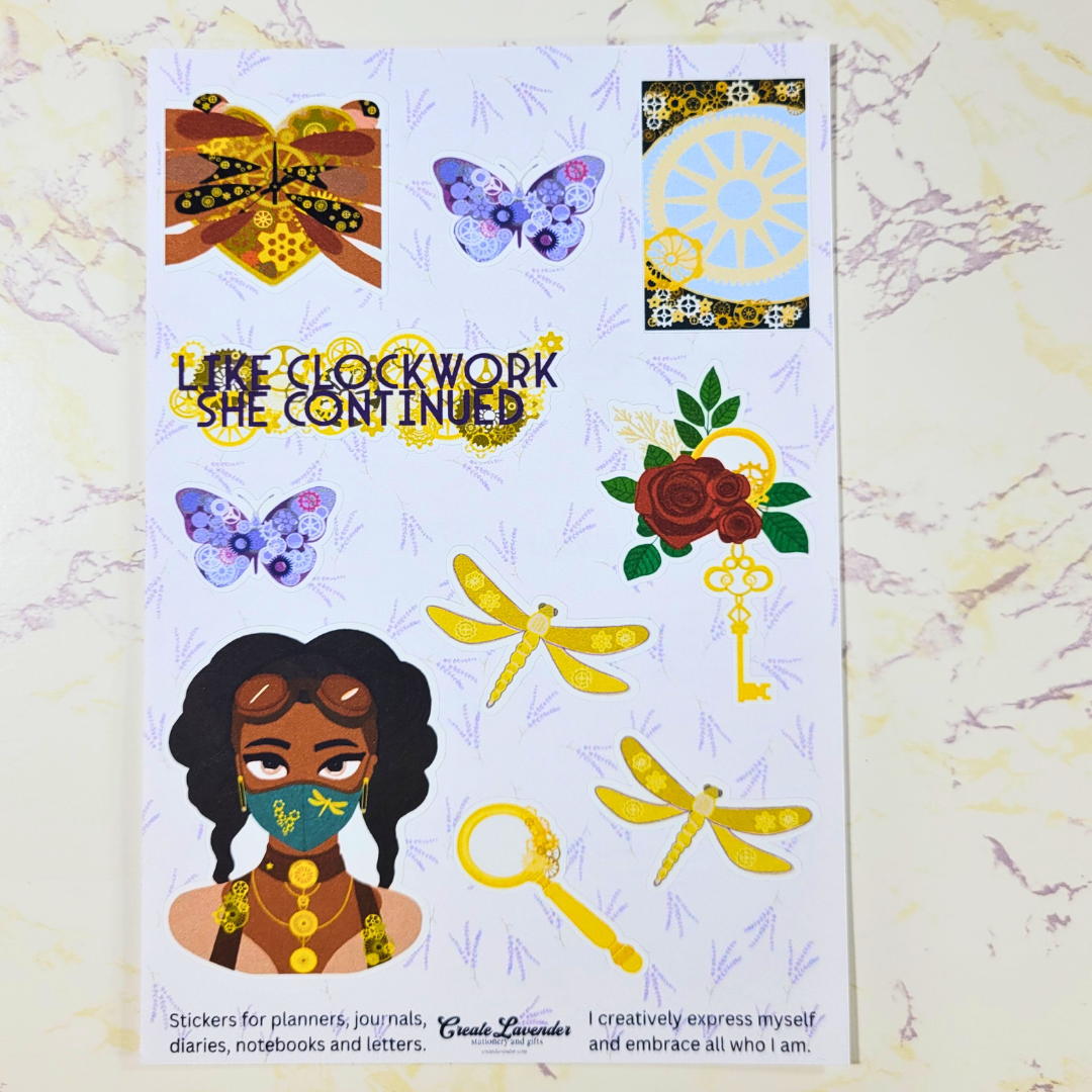Like Clockwork Sticker Sheet