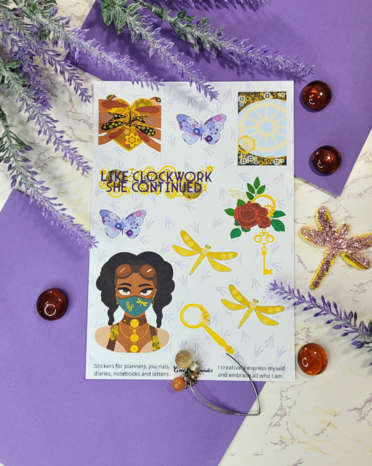 Like Clockwork Sticker Sheet
