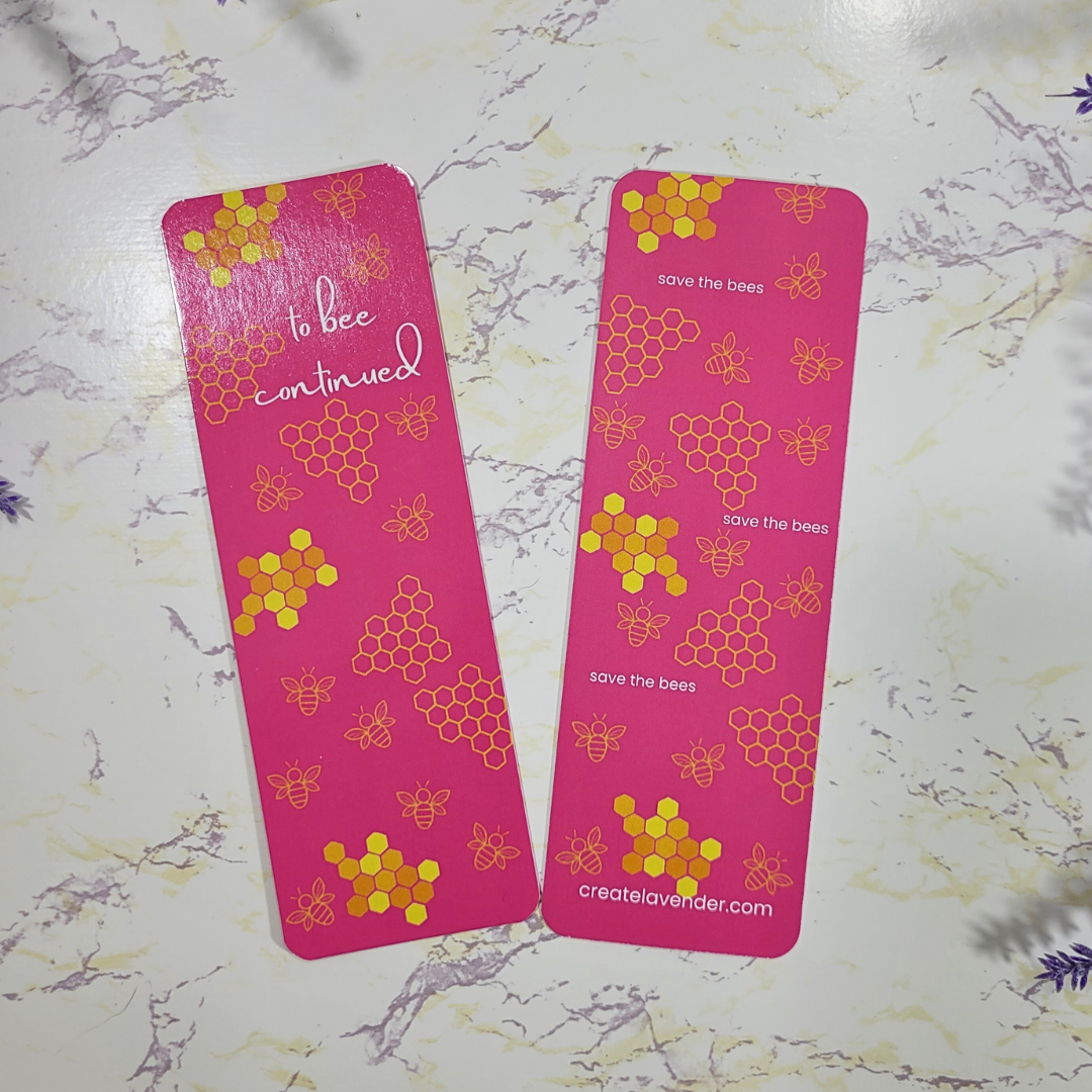 To Bee Continued Bookmark