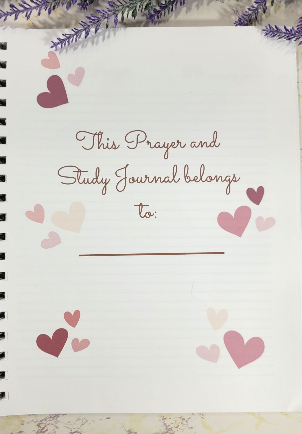 Bowed Head Prayer/Study Journal