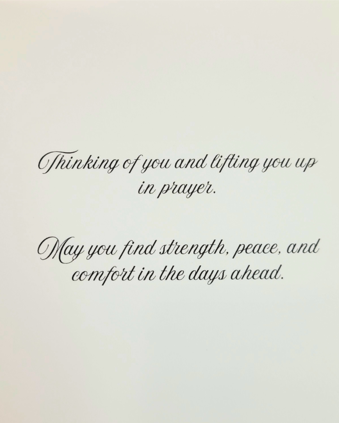 In My Prayers Greeting Card