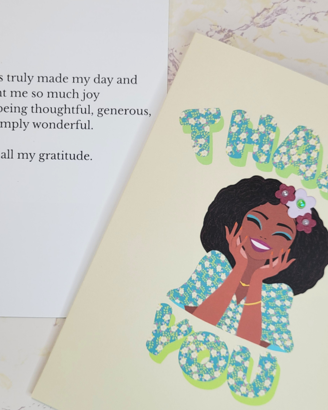 Joyful Thank You Greeting Card