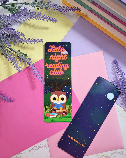 Late Night Reading Club Bookmark