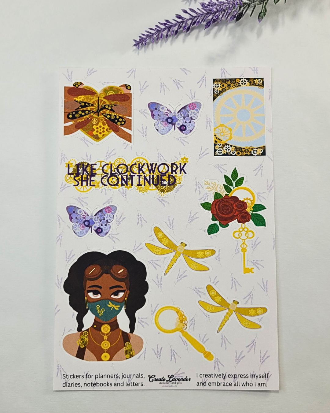 Like Clockwork Sticker Sheet