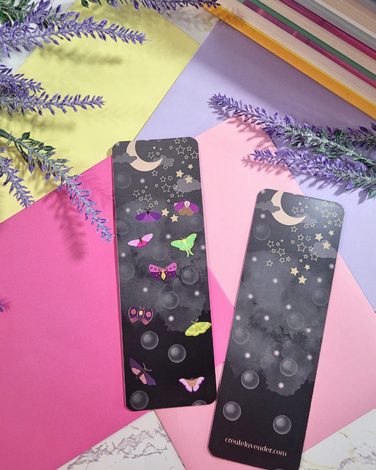 Moths at Midnight Bookmark