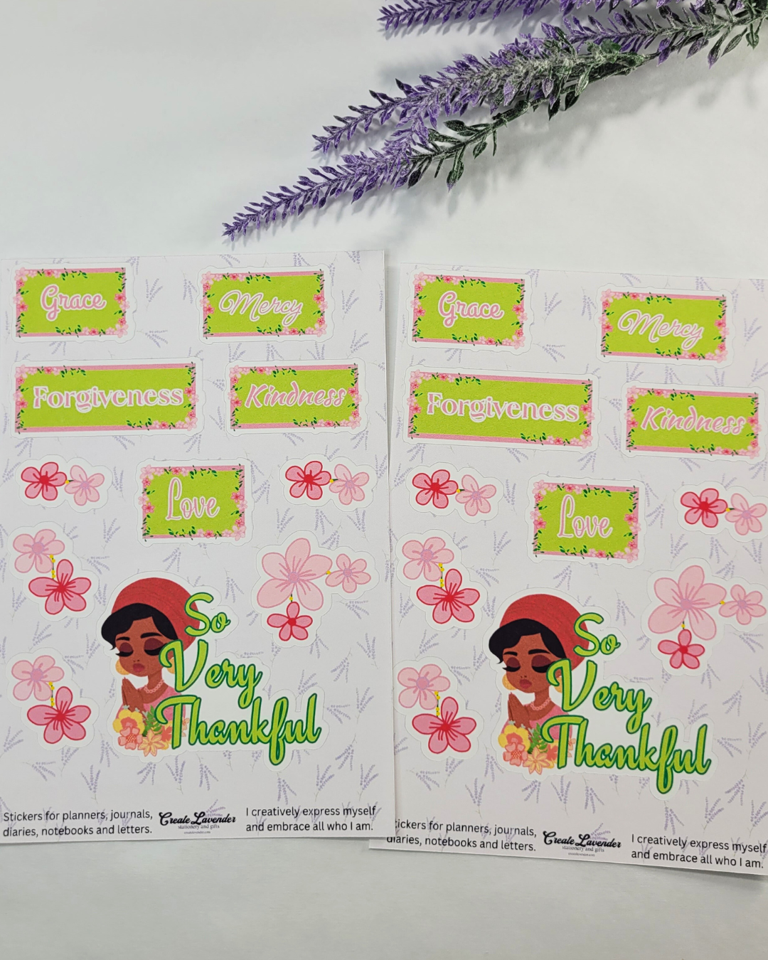So Very Thankful Sticker Sheet