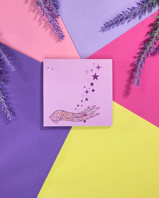 Hand of Stars Sticky Notes